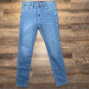 Hollister Hi- Rise Super Skinny Blue Jeans Women’s Size 14L